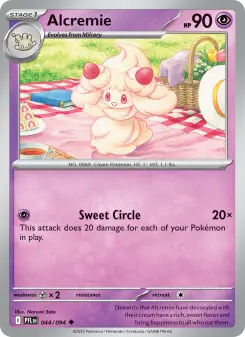 Alcremie card from Phantasmal Flames