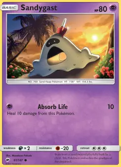 Sandygast card from Burning Shadows