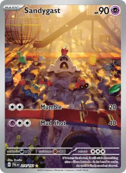 Sandygast card from Paldea Evolved