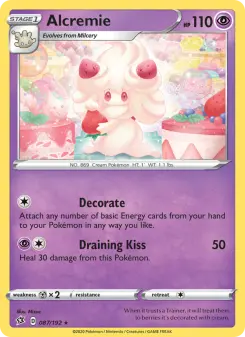 Alcremie card from Rebel Clash
