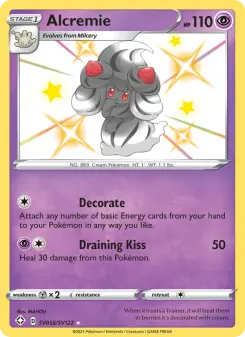 Alcremie card from Shining Fates